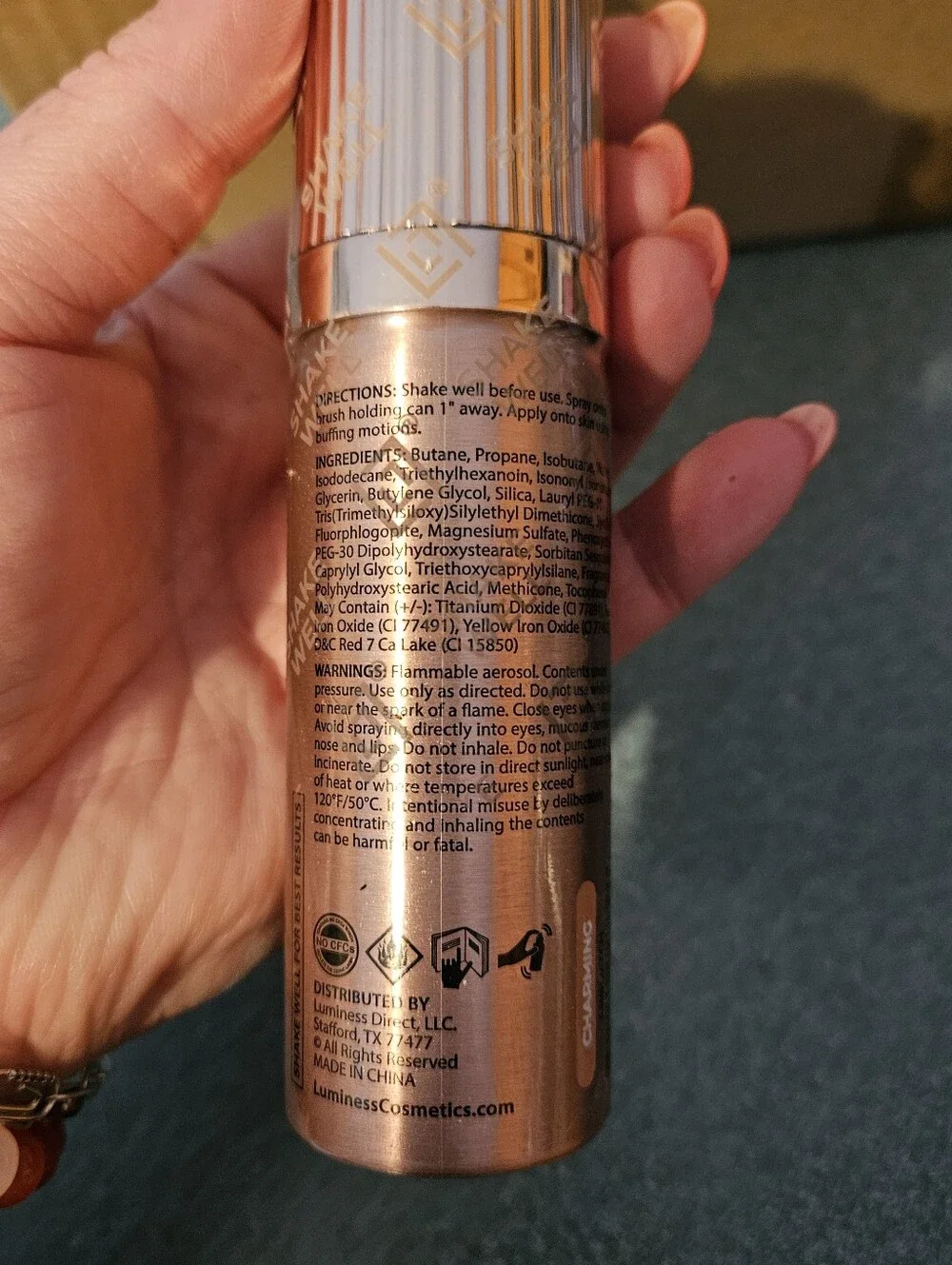 Brand New - Luminess Airbrush Spray Blush Mist, Charming Color